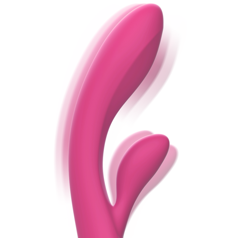 Vibrateur luigi rabbit silicone liquide rose — INTENSE, vue 3