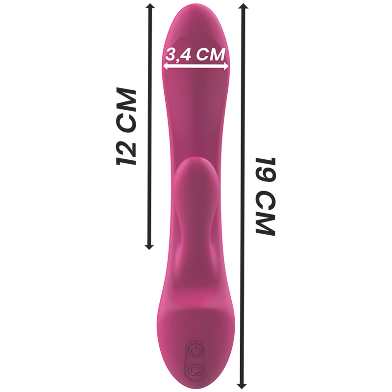 Vibrateur luigi rabbit silicone liquide rose — INTENSE, vue 6