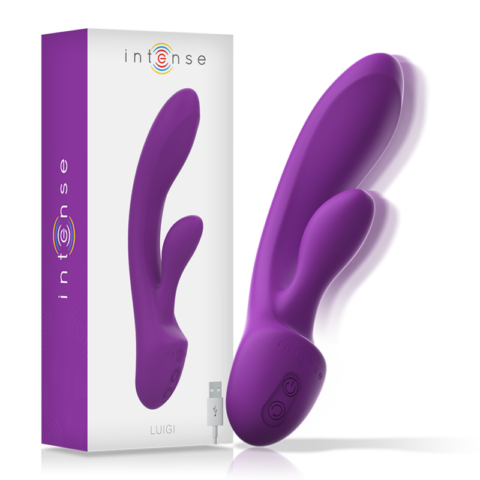 Luigi rabbit vibrateur liquide silicone violet — INTENSE