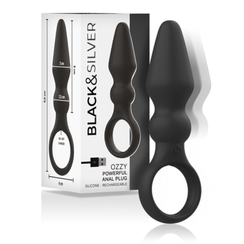 Puissant plug anal en silicone ozzy