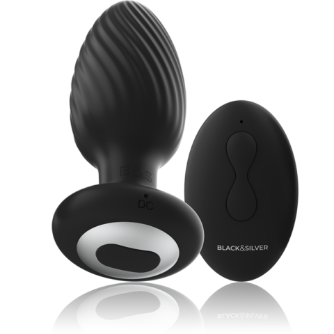 Télécommande du rotateur anal en silicone wells plug