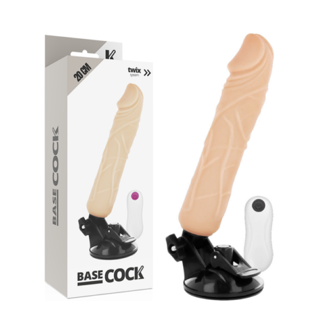 Vibrateur réaliste télécommande naturel 20 CM -O- 4 CM — BASECOCK