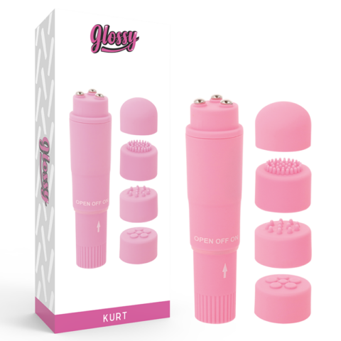 Masseur de poche kurt rose — GLOSSY