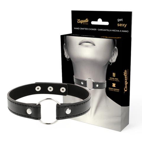 Collier en cuir vegan accessoire femme — COQUETTE CHIC DESIRE