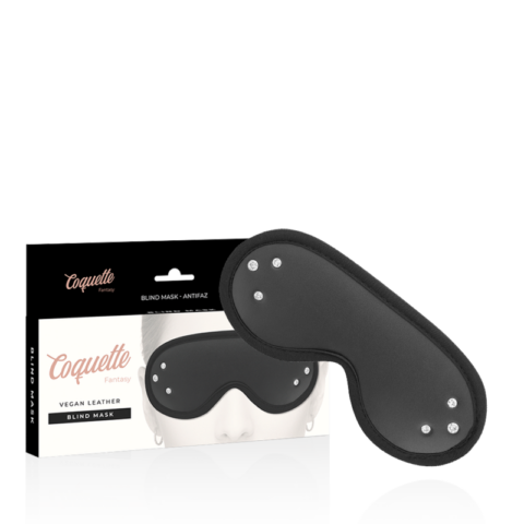 Masque fantasy en cuir végan avec doublure en néoprène — COQUETTE CHIC DESIRE