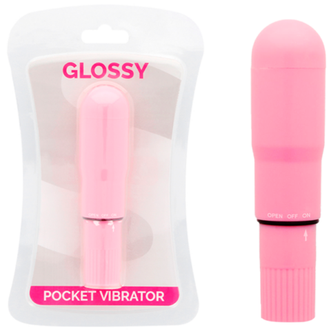 Vibrateur de poche rose — GLOSSY