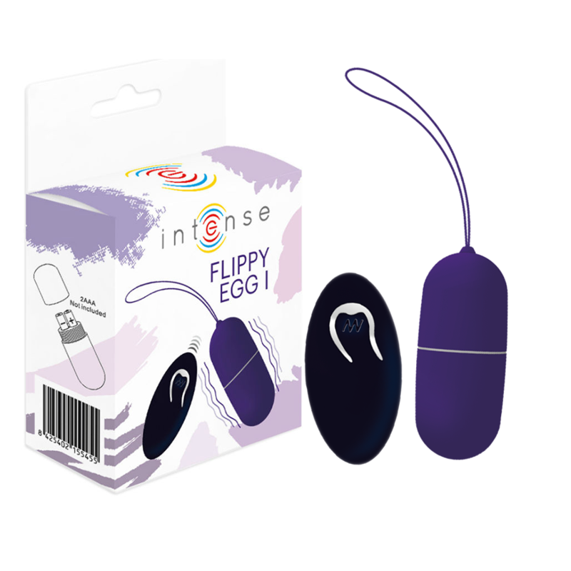 Oeuf vibrant flippy I avec télécommande violet — INTENSE, vue 2