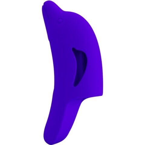 Puissant stimulateur de doigts bleu foncé delphini — PRETTY LOVE