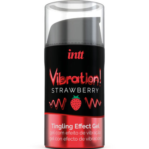 Puissant stimulant intime gel vibrant liquide fraise 15 ML