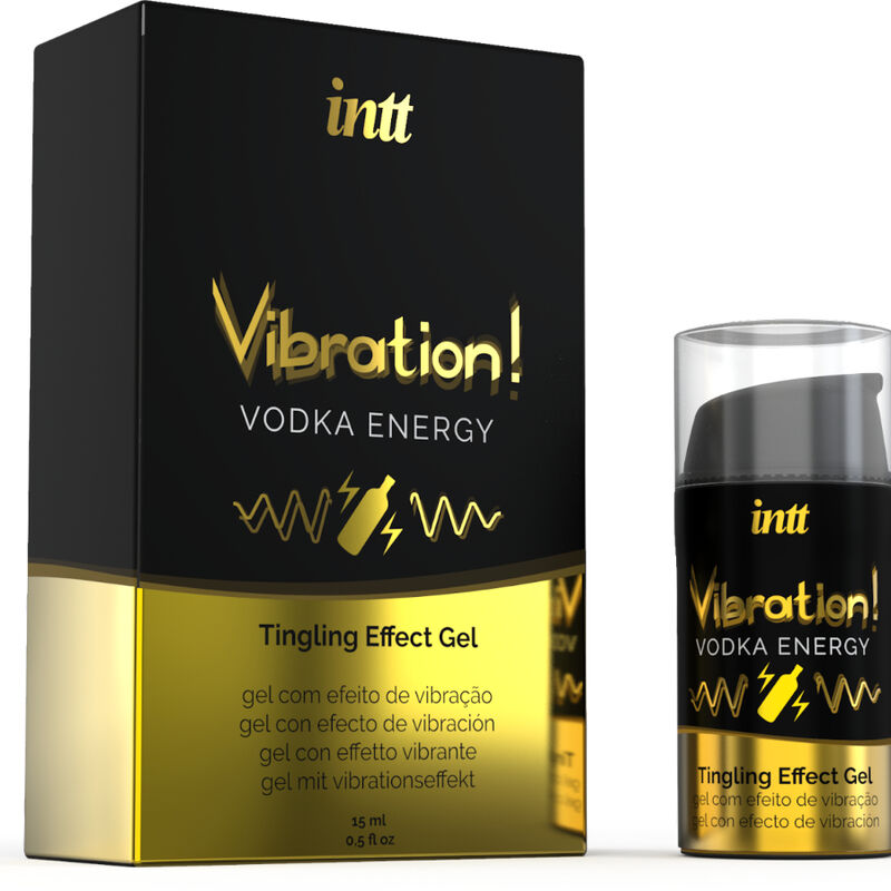 Puissant gel vibrant liquide stimulant intime vodka 15ML — INTT, vue 2