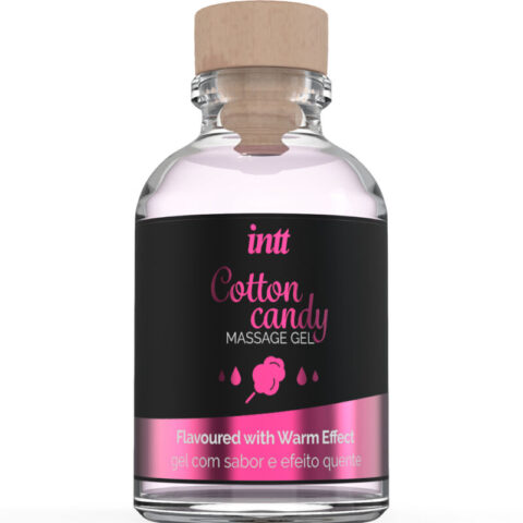 Gel de massage saveur cotton babe à papa et effet chauffant — INTT MASSAGE & ORAL SEX