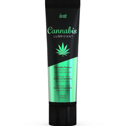 Lubrifiant intime a base d''eau saveur cannabis
