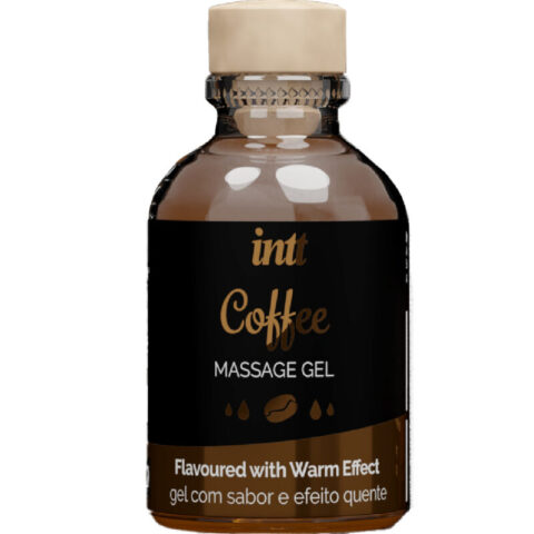 Gel de massage saveur café effet chaud — INTT MASSAGE & ORAL SEX