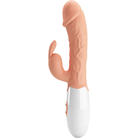 Vibrateur lapin de pques avec stimulateur — PRETTY LOVE