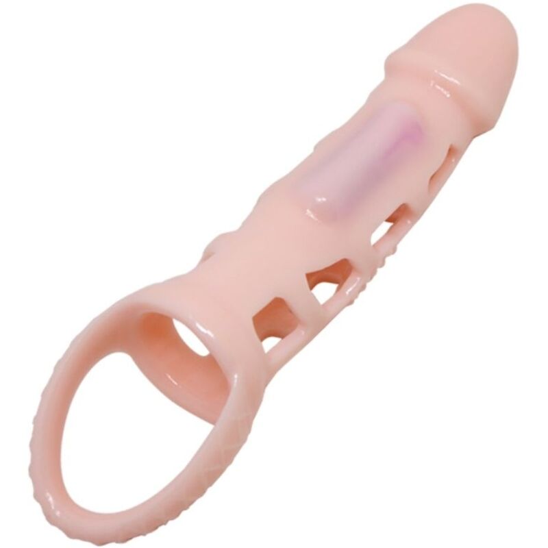 Housse dextension de pénis harrison avec vibration et sangle 13.5 CM — PRETTY LOVE