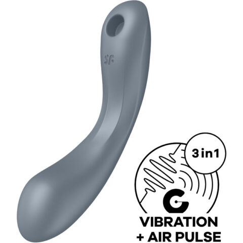 Curve trinity 1 AIR pulse vibration gris — SATISFYER