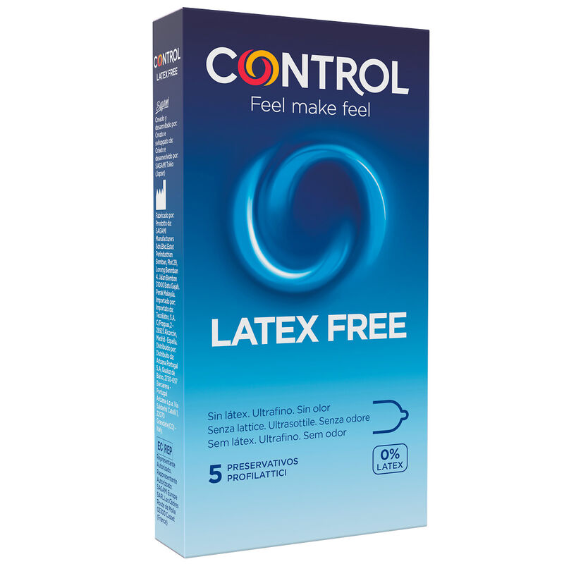Free SIN latex condoms 5 units — CONTROL