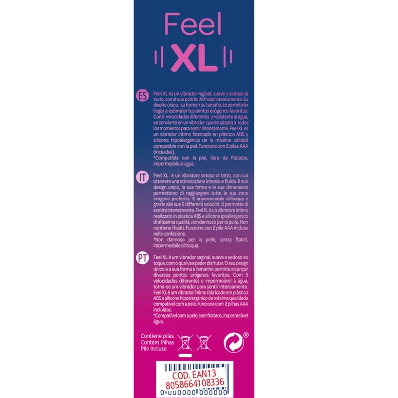 Balle vibrante feel XL — CONTROL, vue 3