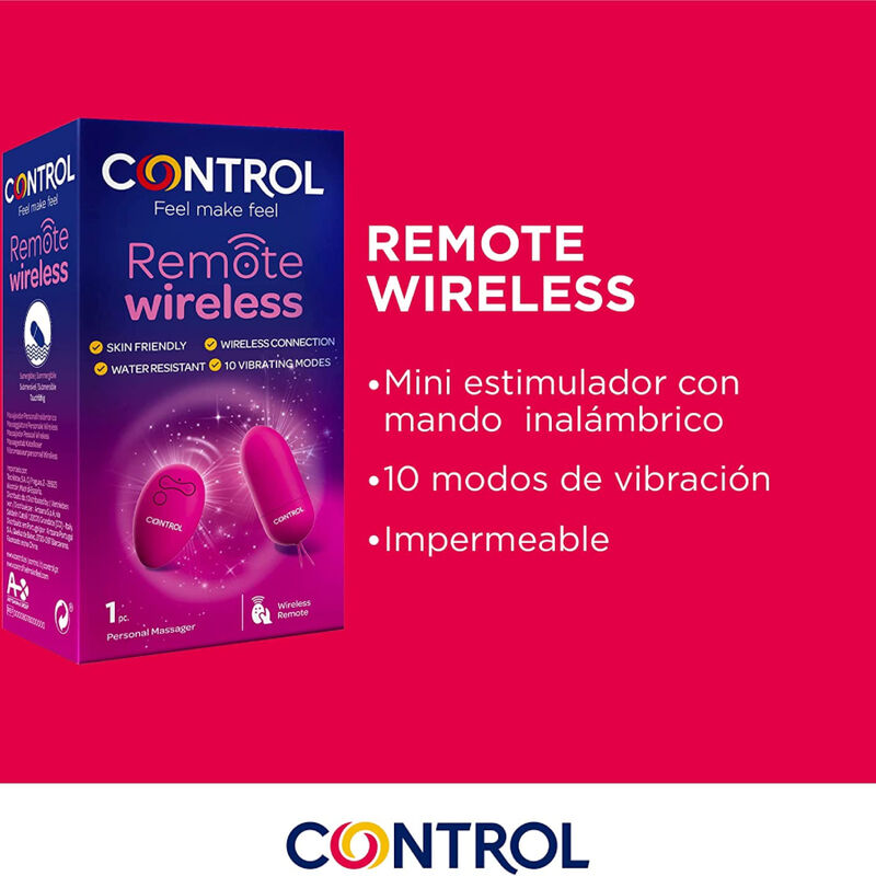Télécommande sans FIL du masseur personnel — CONTROL, vue 3