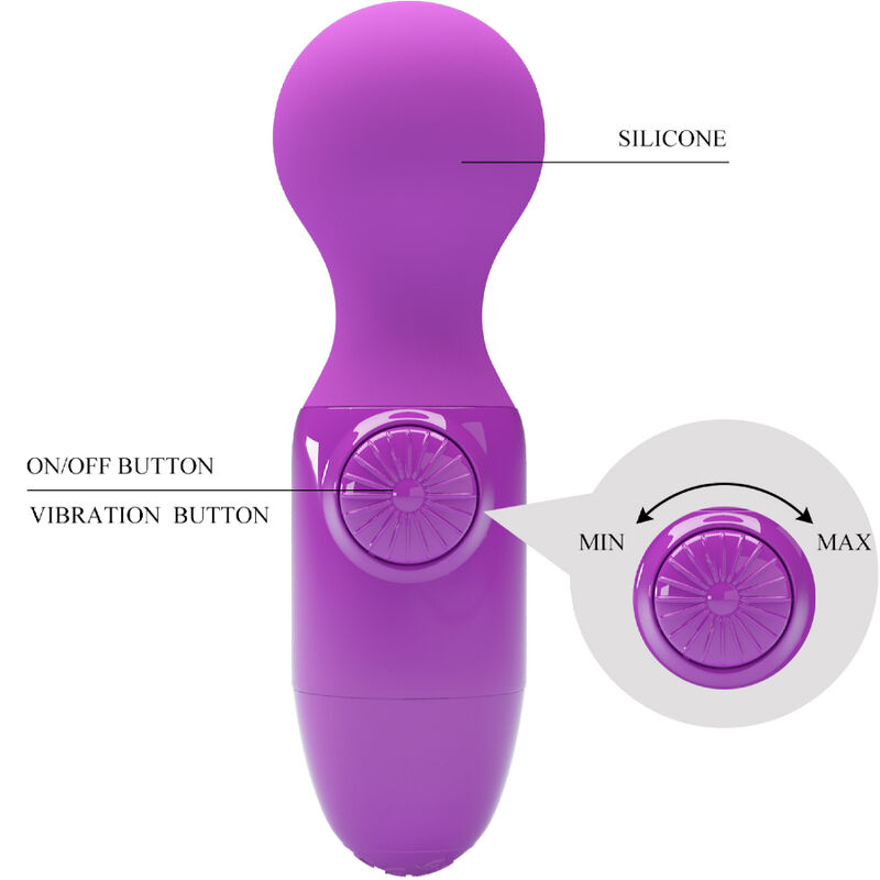 Mini masseur personnel violet — PRETTY LOVE, vue 7