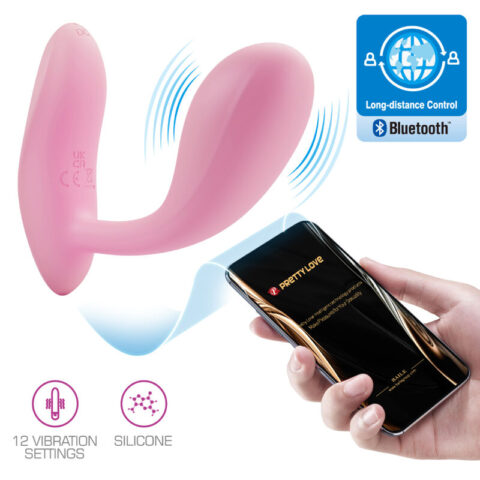 Baird application g-spot 12 vibrations rechargeable rose — PRETTY LOVE