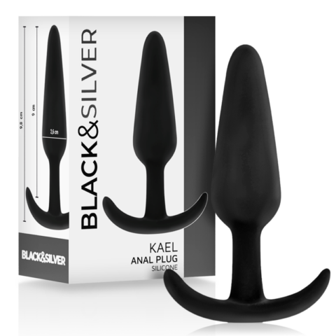 Plug anal en silicone kael avec poignée moyenne