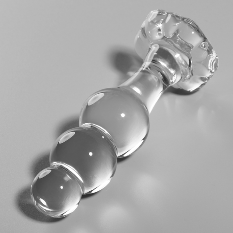 Modèle 1 bouchon en verre borosilicate transparent 10.5 CM -O- 3 CM — NEBULA SERIES BY IBIZA