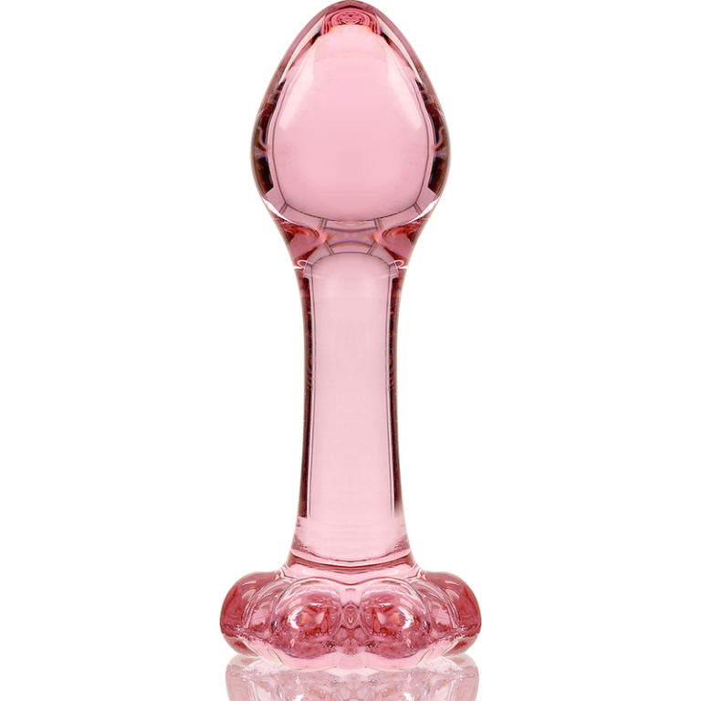Plug anal modèle 2 verre borosilicate rose 11 CM -O- 3.5 CM — NEBULA SERIES BY IBIZA, vue 5