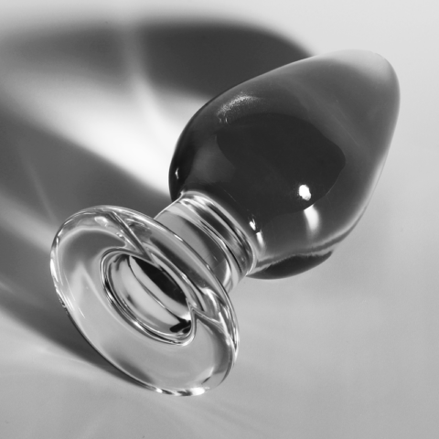 Plug anal modèle 3 verre borosilicate transparent 11 CM -O- 5 CM — NEBULA SERIES BY IBIZA