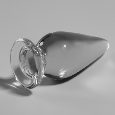 Plug anal modèle 4 verre borosilicate clair 11 CM -O- 5 CM — NEBULA SERIES BY IBIZA
