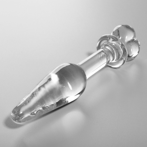 Plug anal modèle 7 verre borosilicate clair 13.5 CM -O- 3 CM — NEBULA SERIES BY IBIZA
