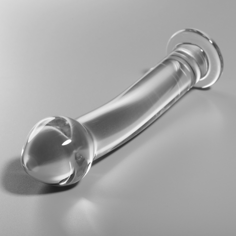Modèle 11 gode en verre borosilicate clair 16 CM -O- 3 CM — NEBULA SERIES BY IBIZA