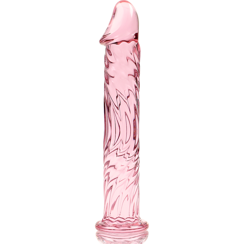 Modèle 12 gode en verre borosilicate rose 17 CM -O- 3.5 CM — NEBULA SERIES BY IBIZA, vue 5