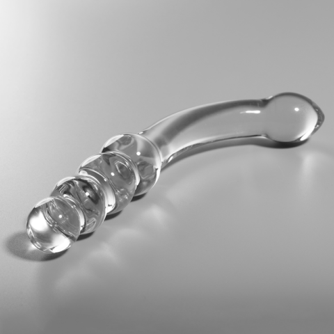 Modèle 14 gode en verre borosilicate clair 18.5 CM -O- 3 CM — NEBULA SERIES BY IBIZA