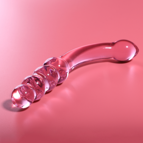 Modèle 14 gode en verre borosilicate rose 18.5 CM -O- 3 CM — NEBULA SERIES BY IBIZA