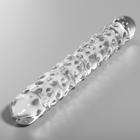 Modèle 15 gode en verre borosilicate clair 18.5 CM -O- 3 CM — NEBULA SERIES BY IBIZA