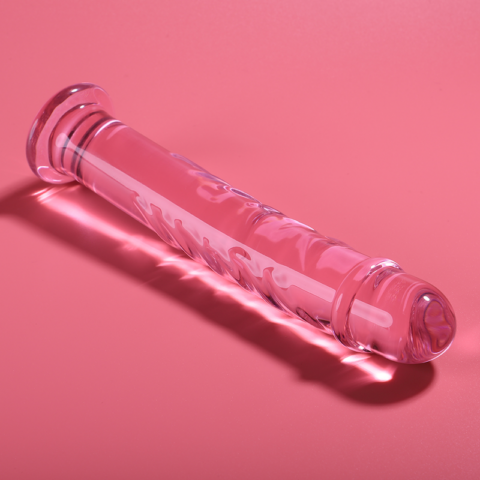 Modèle 16 gode en verre borosilicate rose 18.5 CM -O- 3 CM — NEBULA SERIES BY IBIZA