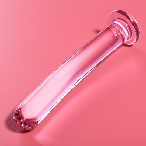 Modèle 17 gode en verre borosilicate rose 18.5 CM -O- 3 CM — NEBULA SERIES BY IBIZA
