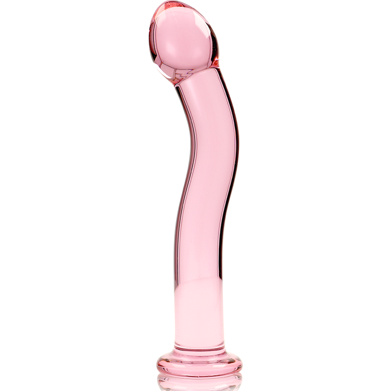 Modèle 18 gode en verre borosilicate rose 18.5 CM -O- 3.5 CM — NEBULA SERIES BY IBIZA, vue 5