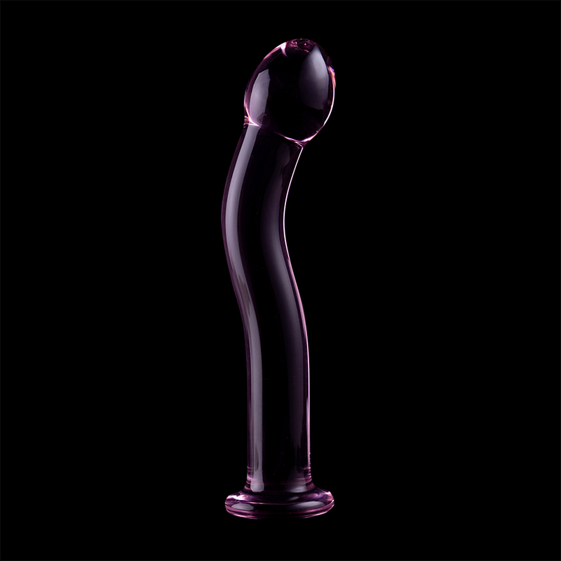 Modèle 18 gode en verre borosilicate rose 18.5 CM -O- 3.5 CM — NEBULA SERIES BY IBIZA, vue 7
