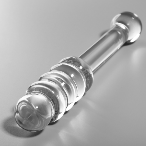 Modèle 20 gode en verre borosilicate clair 20.5 CM -O- 3 CM — NEBULA SERIES BY IBIZA
