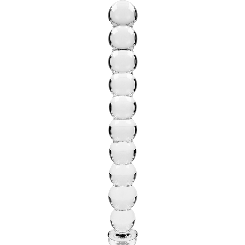 Modèle 22 gode en verre borosilicate clair 21.5 CM -O- 2.5 CM — NEBULA SERIES BY IBIZA, vue 5