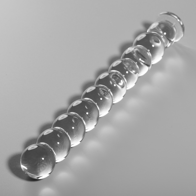 Modèle 22 gode en verre borosilicate clair 21.5 CM -O- 2.5 CM — NEBULA SERIES BY IBIZA
