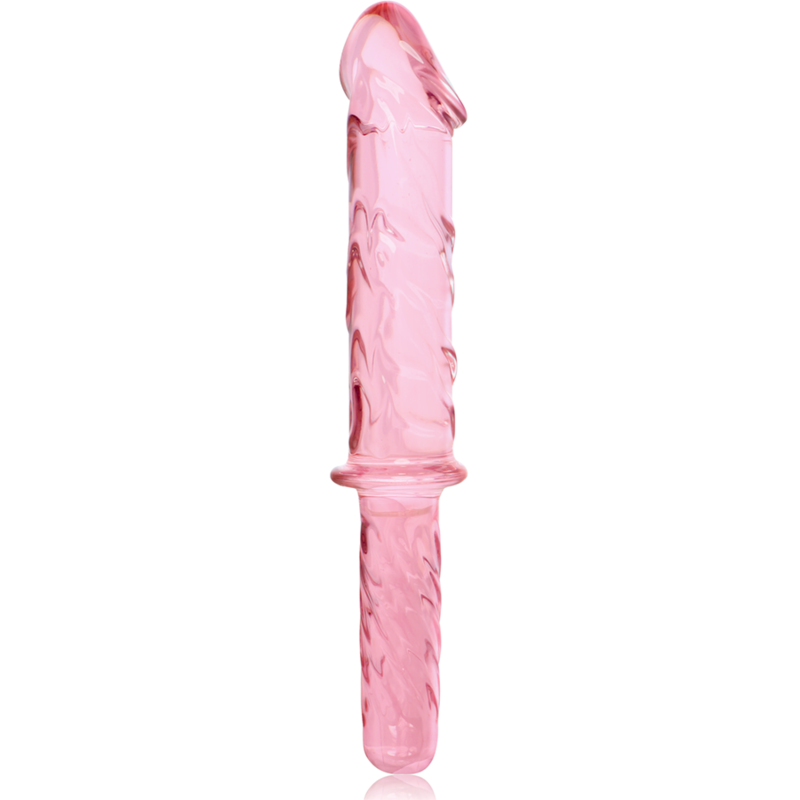 Modèle 24 gode en verre borosilicate rose 28.5 CM -O- 5 CM — NEBULA SERIES BY IBIZA, vue 5