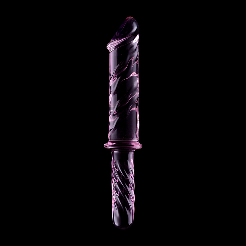 Modèle 24 gode en verre borosilicate rose 28.5 CM -O- 5 CM — NEBULA SERIES BY IBIZA, vue 7