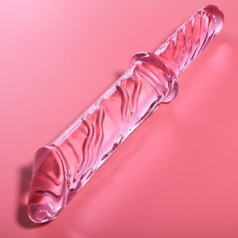 Modèle 24 gode en verre borosilicate rose 28.5 CM -O- 5 CM — NEBULA SERIES BY IBIZA