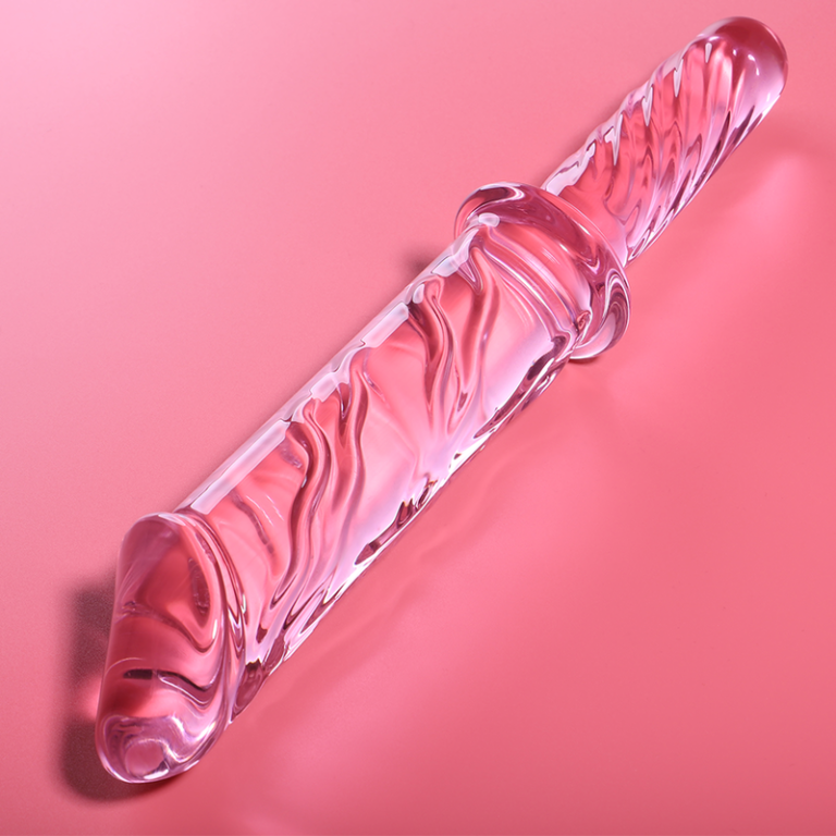 Modèle 24 gode en verre borosilicate rose 28.5 CM -O- 5 CM — NEBULA SERIES BY IBIZA