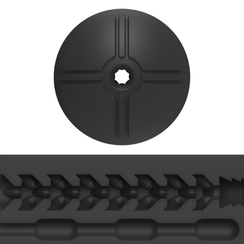 Couverture de masturbateur anal titan ajustement maximum