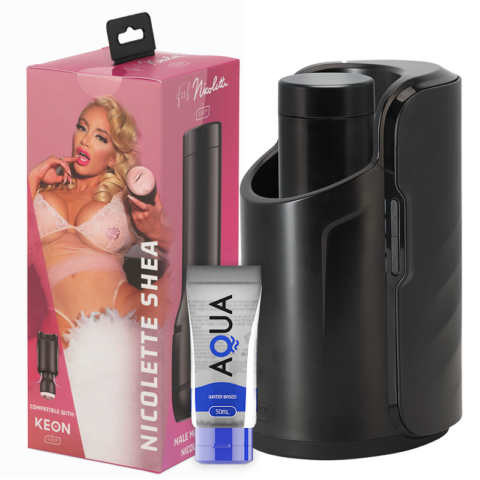 Keon + feel nicolette shea stroker + lubrifiant de qualité aqua 50 ML — KIIROO