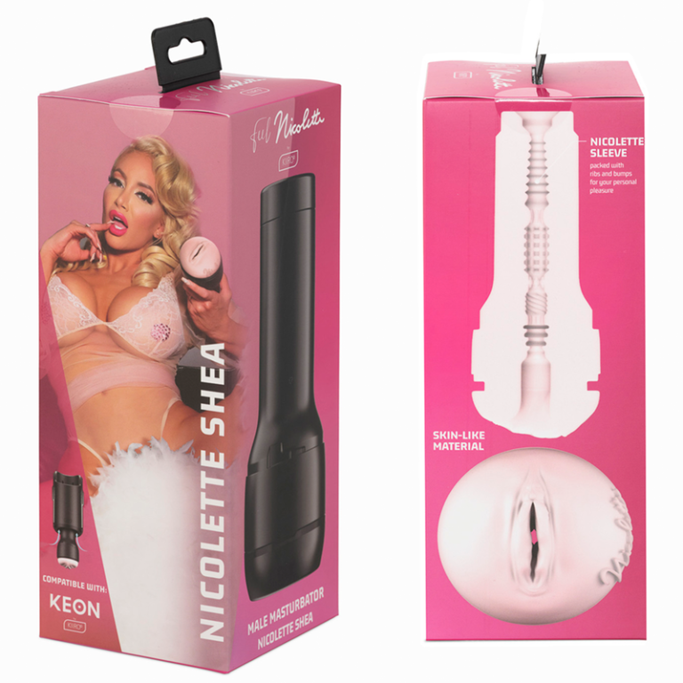 Keon + feel nicolette shea stroker + lubrifiant de qualité aqua 50 ML — KIIROO, vue 5